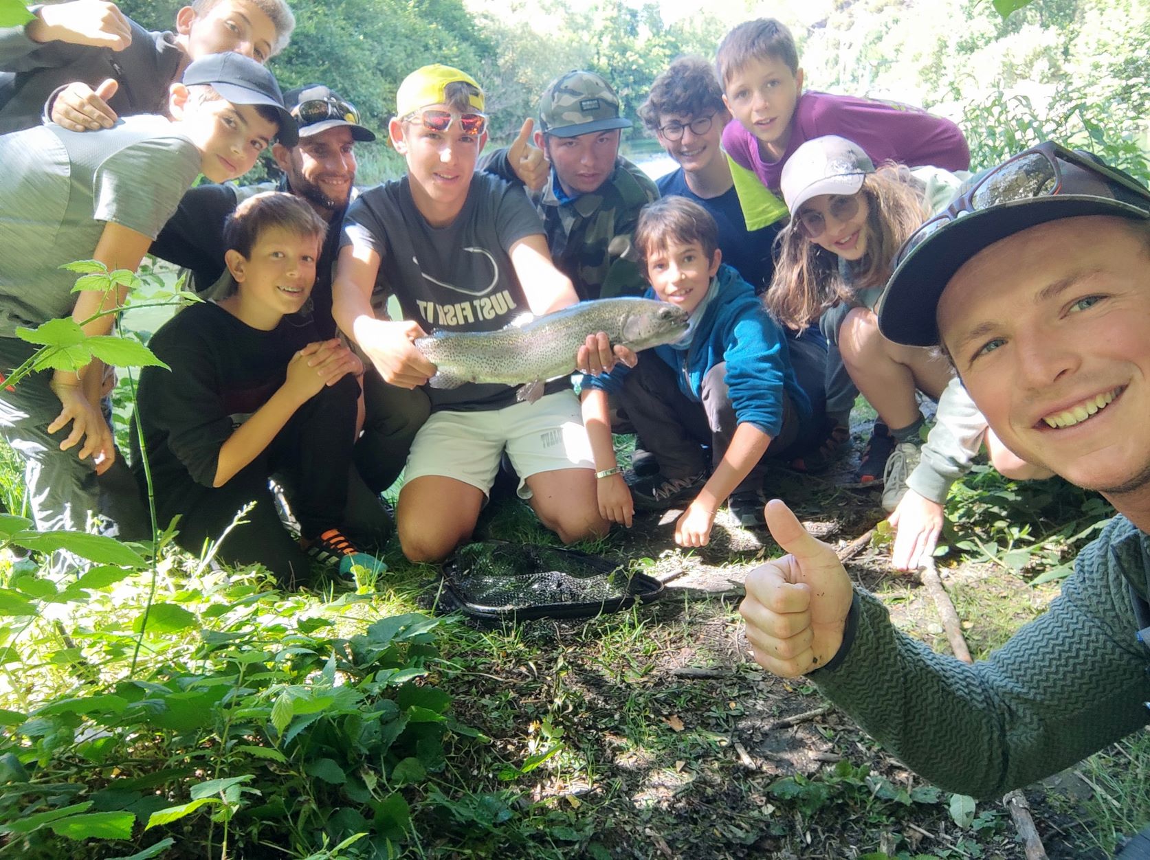 Camp pêche en montagne pour Ado - Pêche Pyrénées Saint-Lary